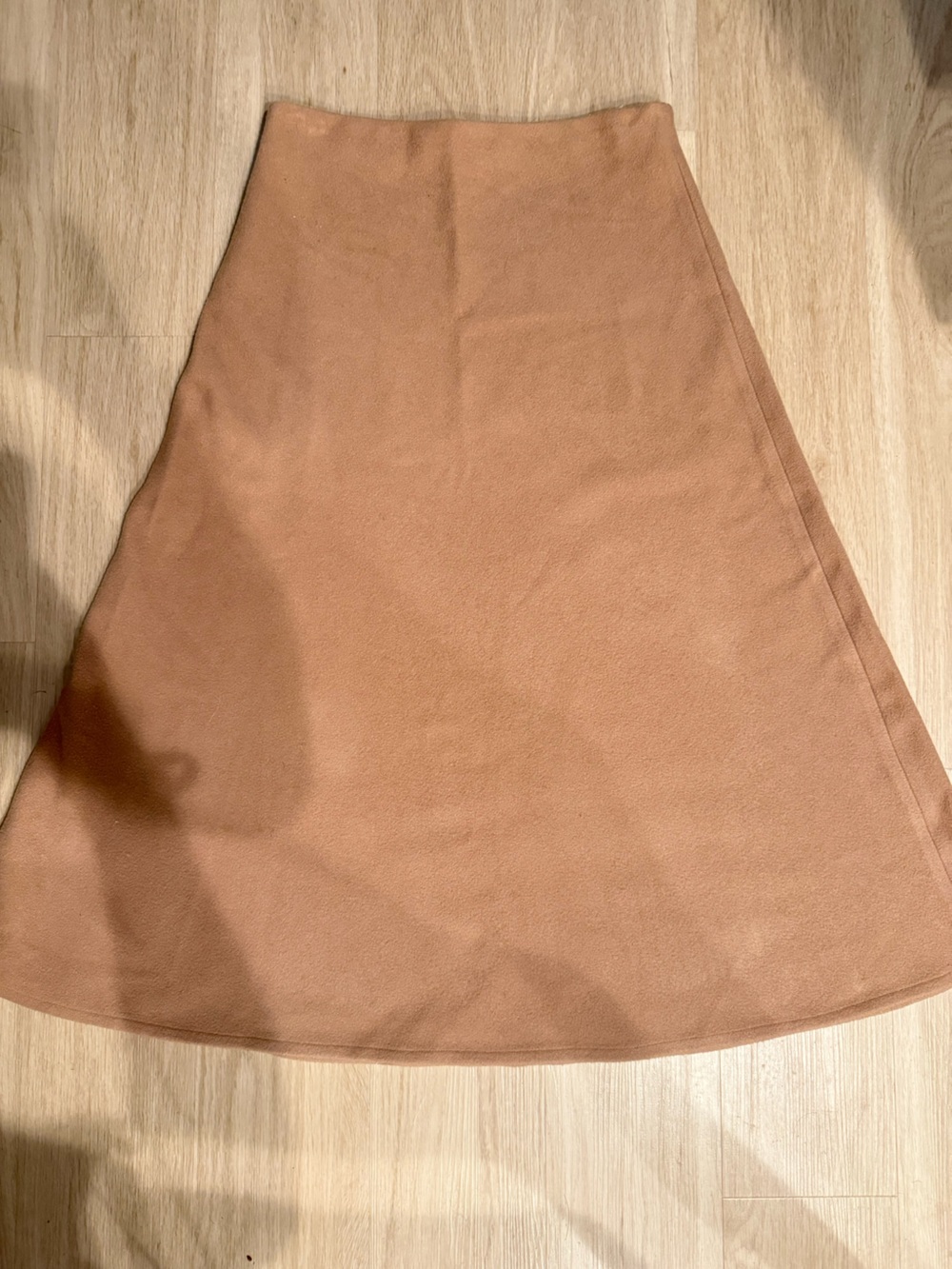 Loeffler Randall Camel A-Line Skirt